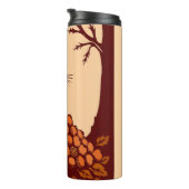 🐿️ Bouteille Isotherme Écureuil d'Automne (Tourné sur la droite)