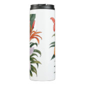 Bouteille isotherme Fleurs exotiques (Dos)