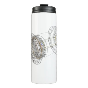Bouteille isotherme moyeu vélo