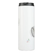 Bouteille isotherme moyeu vélo (Dos)