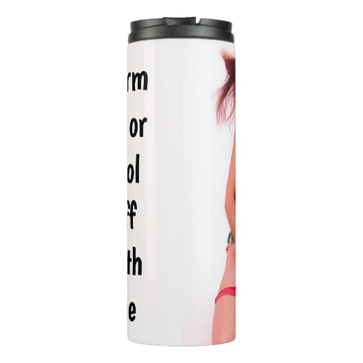 Bouteille isotherme | réchauffer ou cool avec moi (Dos)