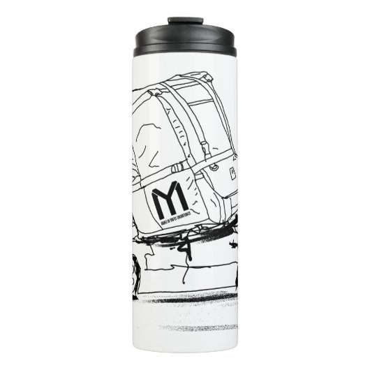 Bouteille isotherme sac à dos voiture (Devant)