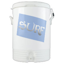 Surf bleu incliné Igloo boisson glacière 2 côtés