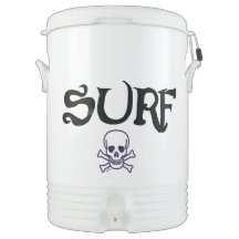 Surf et crâne noir Igloo boisson glacière 10 gal
