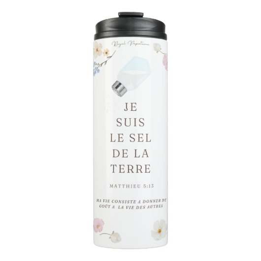 Bouteille isotherme thermosbeker (Voorkant)