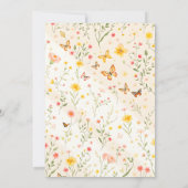 Bouteille Jardin Tea Party Anniversaire Invitation (Dos)