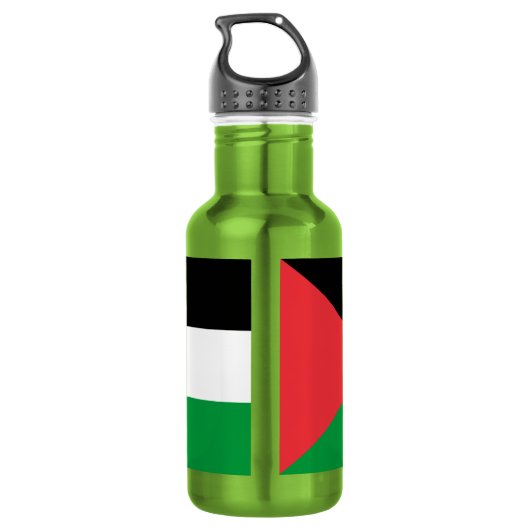 Bouteille Liberty avec drapeau de la Palestine (Dos)