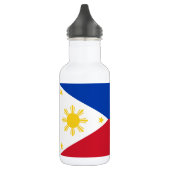 Bouteille Liberty avec drapeau des Philippines (Gauche)