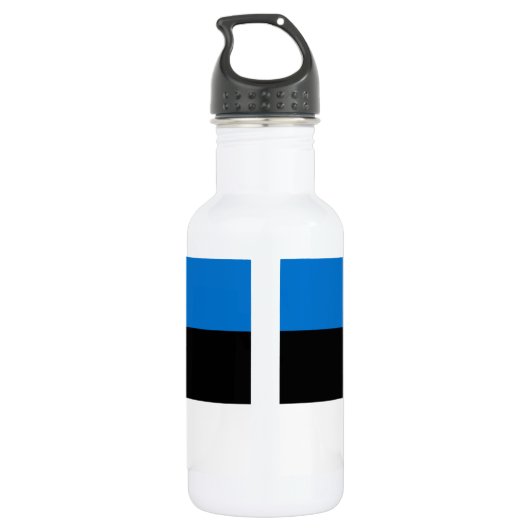 Bouteille Liberty avec drapeau d'Estonie (Dos)