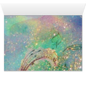 BOUTEILLE MAGIQUE AVEC PARKLES D'OR BLEU (Intérieur Horizontal (Bas))