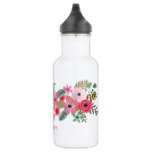 Bouteille personnalisée florale chic (Droite)