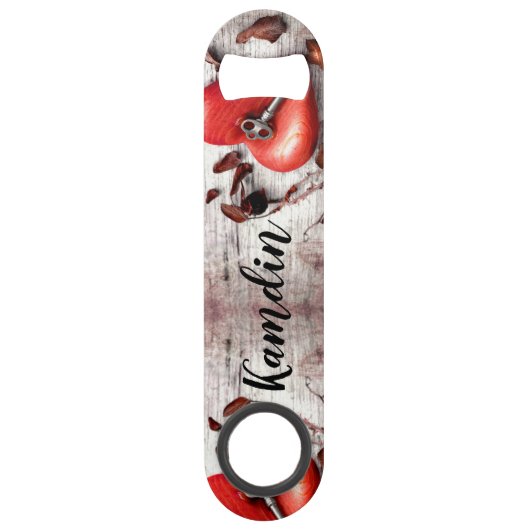 Bouteille personnalisée Ouverture de la campagne B (Devant)