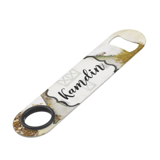 Bouteille personnalisée Ouverture Sunset Grange Pa (Devant angulaire)