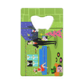 Bouteille rétro Urbain de Noël Couple Card (Dos)