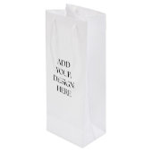 Bouteille Sac cadeau pour vin (Dos Angle)