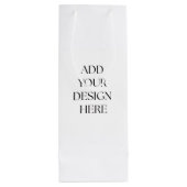 Bouteille Sac cadeau pour vin (Dos)