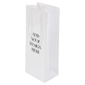 Bouteille Sac cadeau pour vin (Devant Angle)
