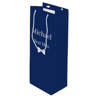 Bouteille Sac de cadeau pour témoin de mariage
