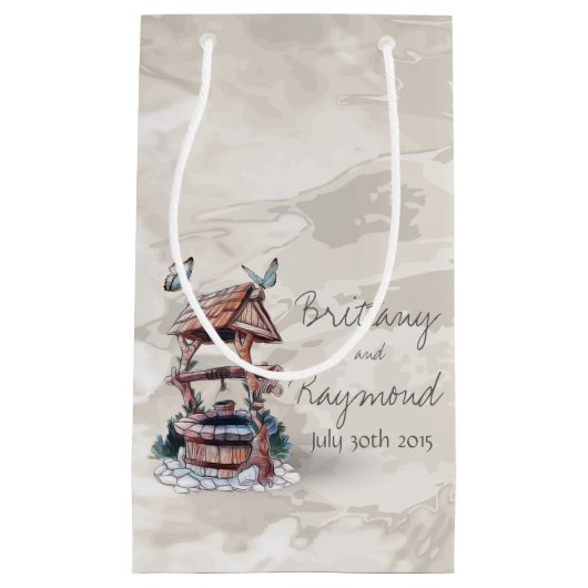 BOUTEILLE SOUHAITER BIEN CADEAU SAC (Devant)