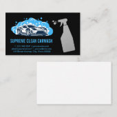 Bouteille Spray de nettoyage | Carte de visite du (Devant / Derrière)