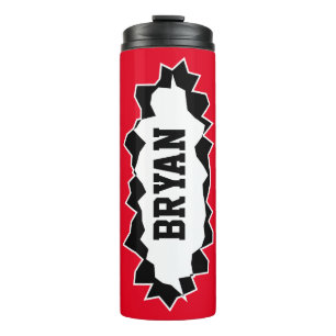 Bouteille thermique de voyage personnalisé avec tr