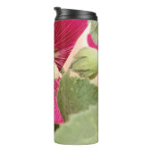 Bouteille thermique Hollyhock bumble bee (Tourné sur la droite)