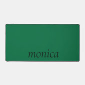Bouteille Vert Nom moderne | Minimaliste tendance (Recto)