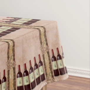 Bouteilles à vin de nappes