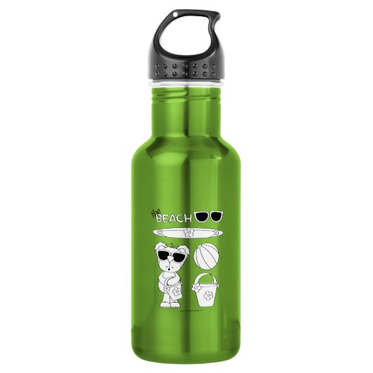 Bouteilles Beach Liberty BPA GRATUIT (Devant)