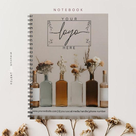Bouteilles Boho | Fleurs | Cahier esthétique