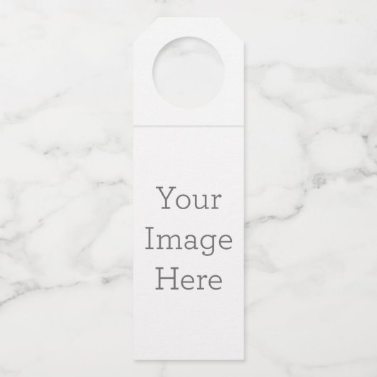 Étiquettes pour bouteille, Signature Matte (Devant)