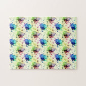 Bouteilles d'aquarelle Puzzle (Horizontal)