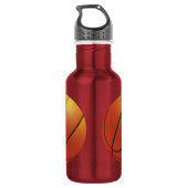 Bouteilles de basket-ball nom personnalisé bouteil (Dos)