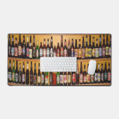 Bouteilles de bière de chat de bureau (Clavier et souris)