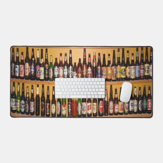 Bouteilles de bière de chat de bureau (Clavier et souris)