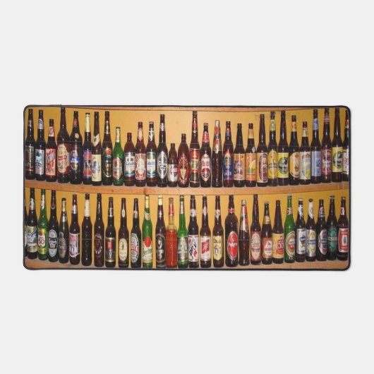 Bouteilles de bière de chat de bureau (Recto)