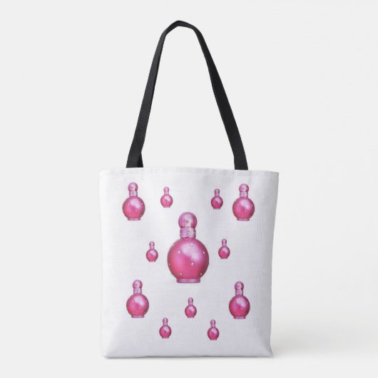 Bouteilles de parfum spa rose sac fourre-tout (Dos)
