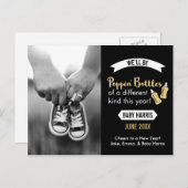 Bouteilles de pompage Joyeux Nouvel An Faire-part (Devant / Derrière)