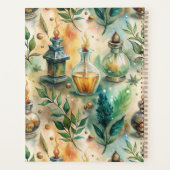 Bouteilles de potion antiques Vert Ambre Botanique (Dos)