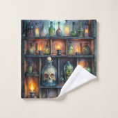 Bouteilles de potion gothique - Apothécaire foncé (Gant de toilette)