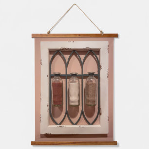 Bouteilles de sable de verre Tapisserie murale