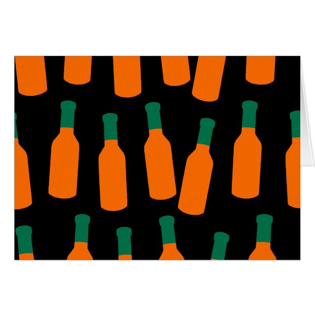 Bouteilles de sauce chaude (Devant horizontal)