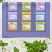 Bouteilles de tissu 2018 calendrier serviette à th (Plié)