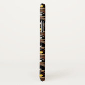 Bouteilles de vin rouge et noir en Coque Rack iPho (Dos/Droite)