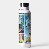 Bouteilles d'eau - Au-dessus de la mer (Plage)