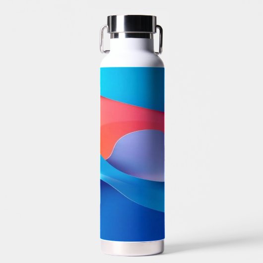 Bouteilles d'eau avec ajouter votre texte (Avant)