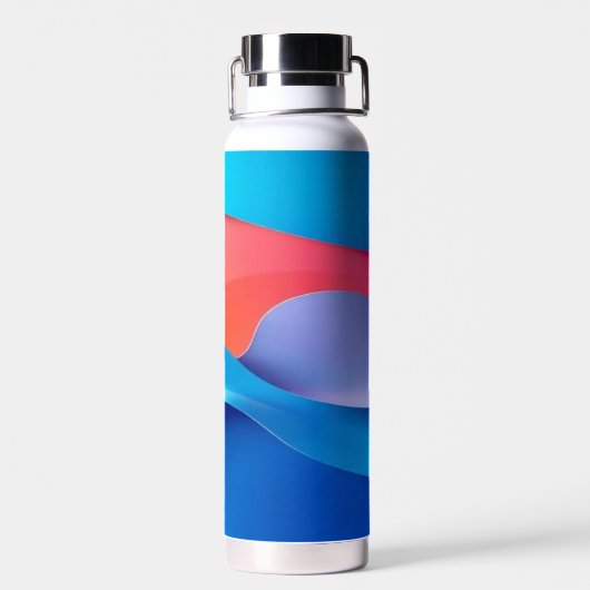 Bouteilles d'eau avec ajouter votre texte (Arrière)