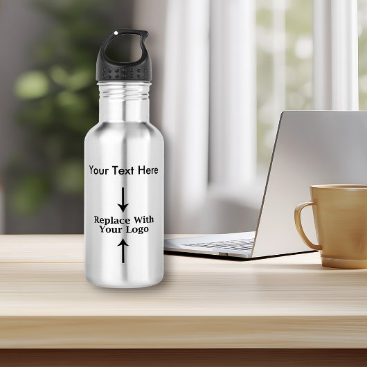 Bouteilles d'eau avec logo d'entreprise