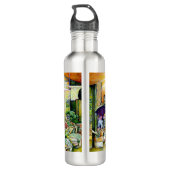 Bouteilles d'eau contre la gentrification artistiq (Dos)