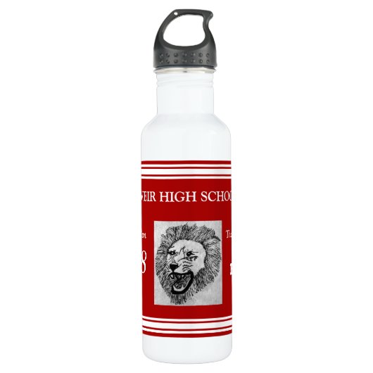 Bouteilles d'eau de la Réunion de classe de photo, (Devant)